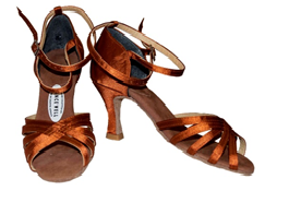 Latin Shoes With C/Cross Strap
